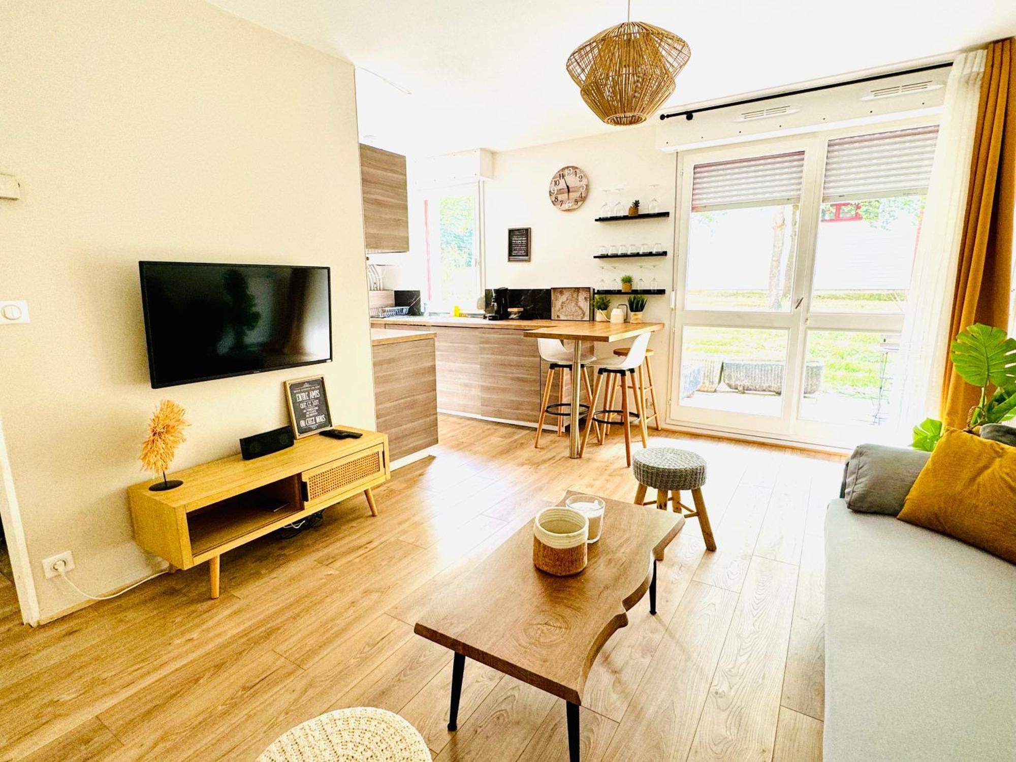 Bel Appartement Proche Parc & Lac Rennes Luaran gambar